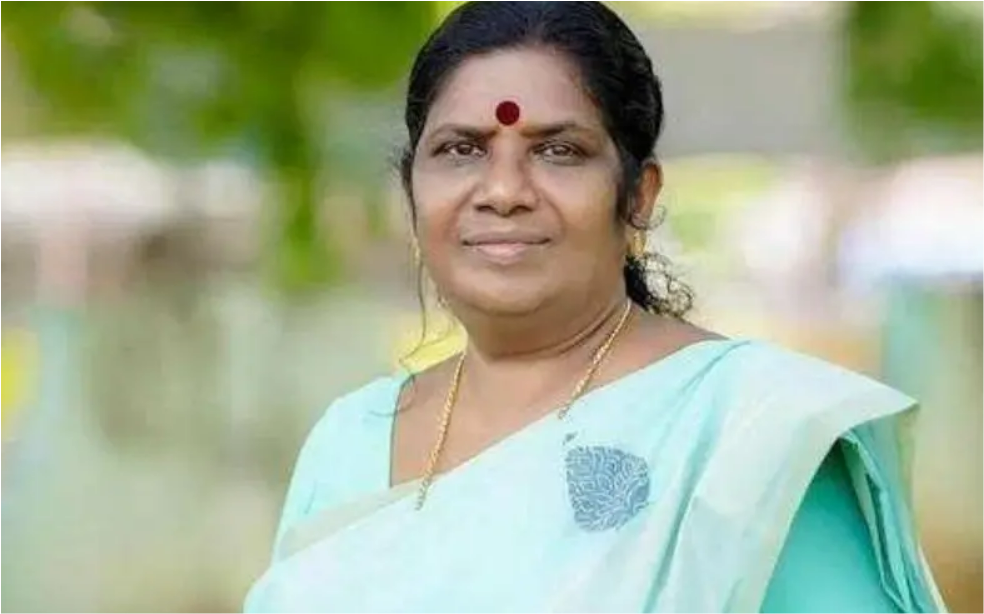 J Chinchu Rani, Minister of Animal Husbandry and Dairy Development, Kerala